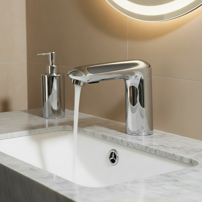Sensomatica Livio chroom sensorkraan – koud model