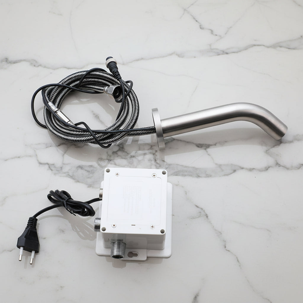 Pesaro brushed nickel short model 130 MM