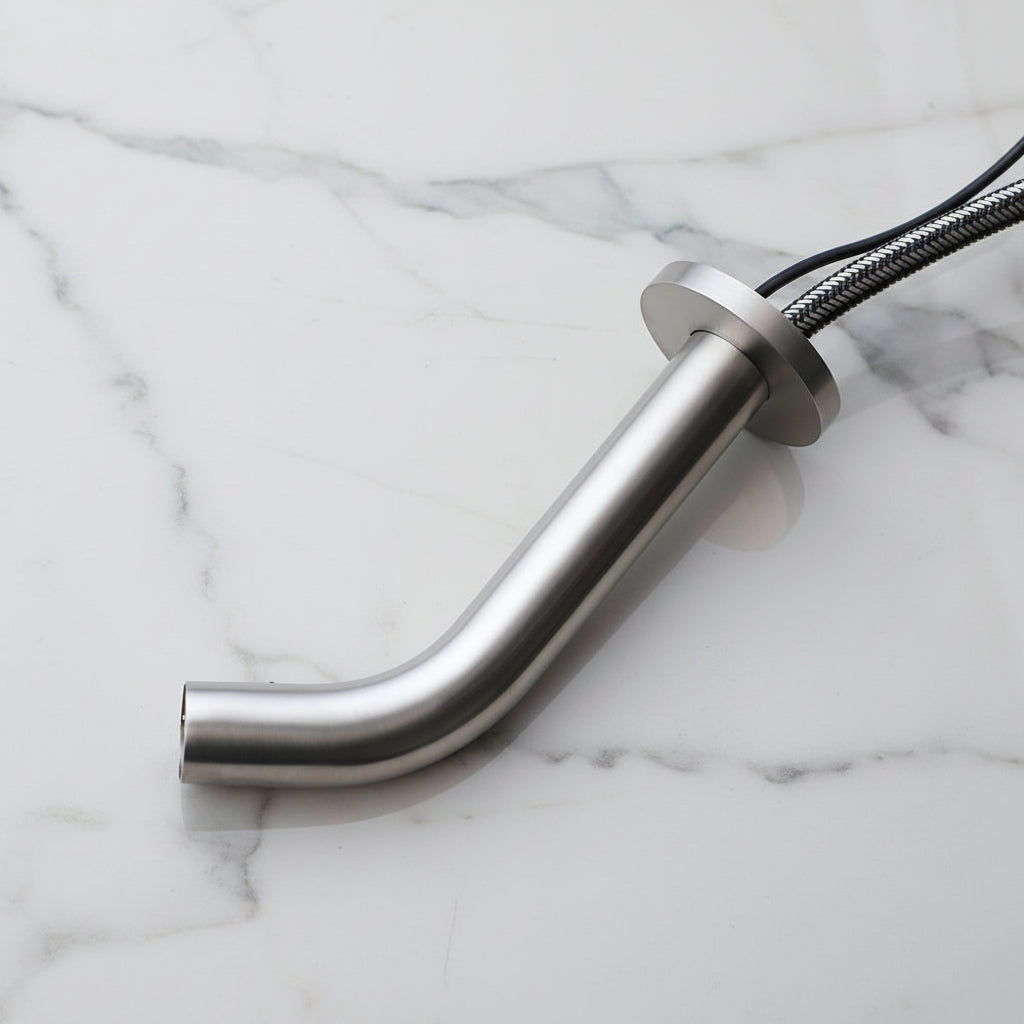 Pesaro brushed nickel short model 130 MM