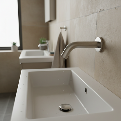 Pesaro brushed nickel short model 130 MM