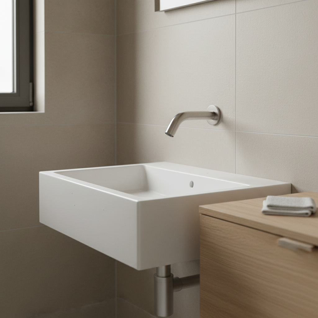 Pesaro brushed nickel short model 130 MM