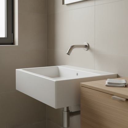 Pesaro brushed nickel short model 130 MM
