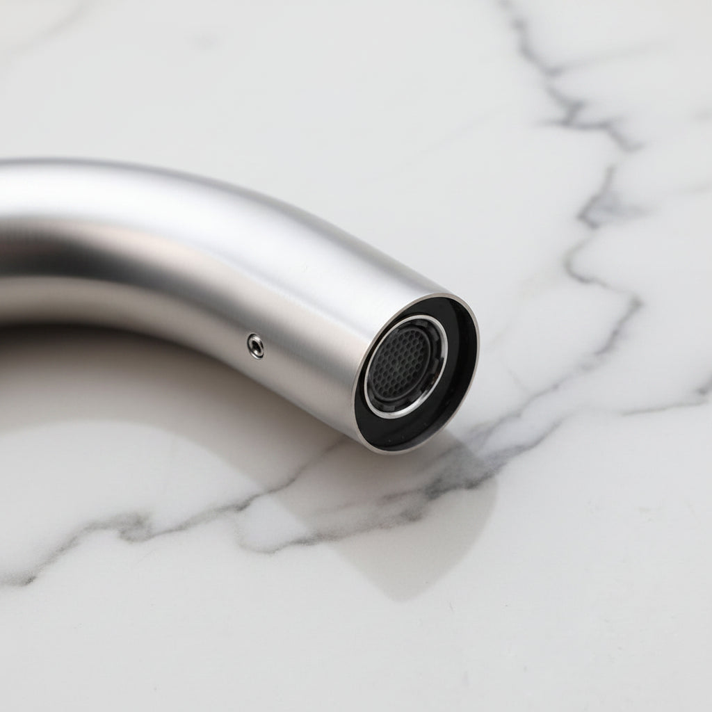 Pesaro brushed nickel short model 130 MM