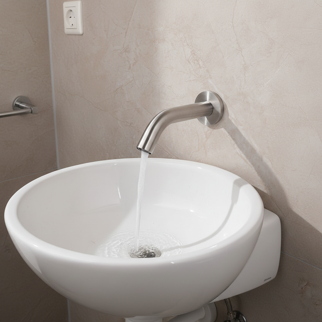 Pesaro brushed nickel short model 130 MM