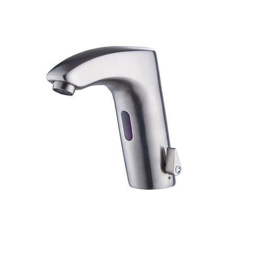 Sensomatica geborsteld nikkel sensorkraan | Warm/koud model