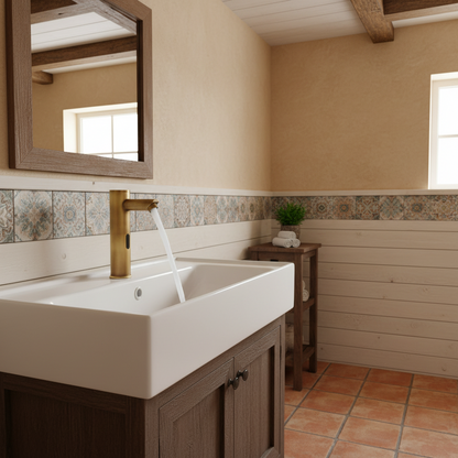 Sensomatica Scuro 160 mm Bronze-Sensor-Wasserhahn