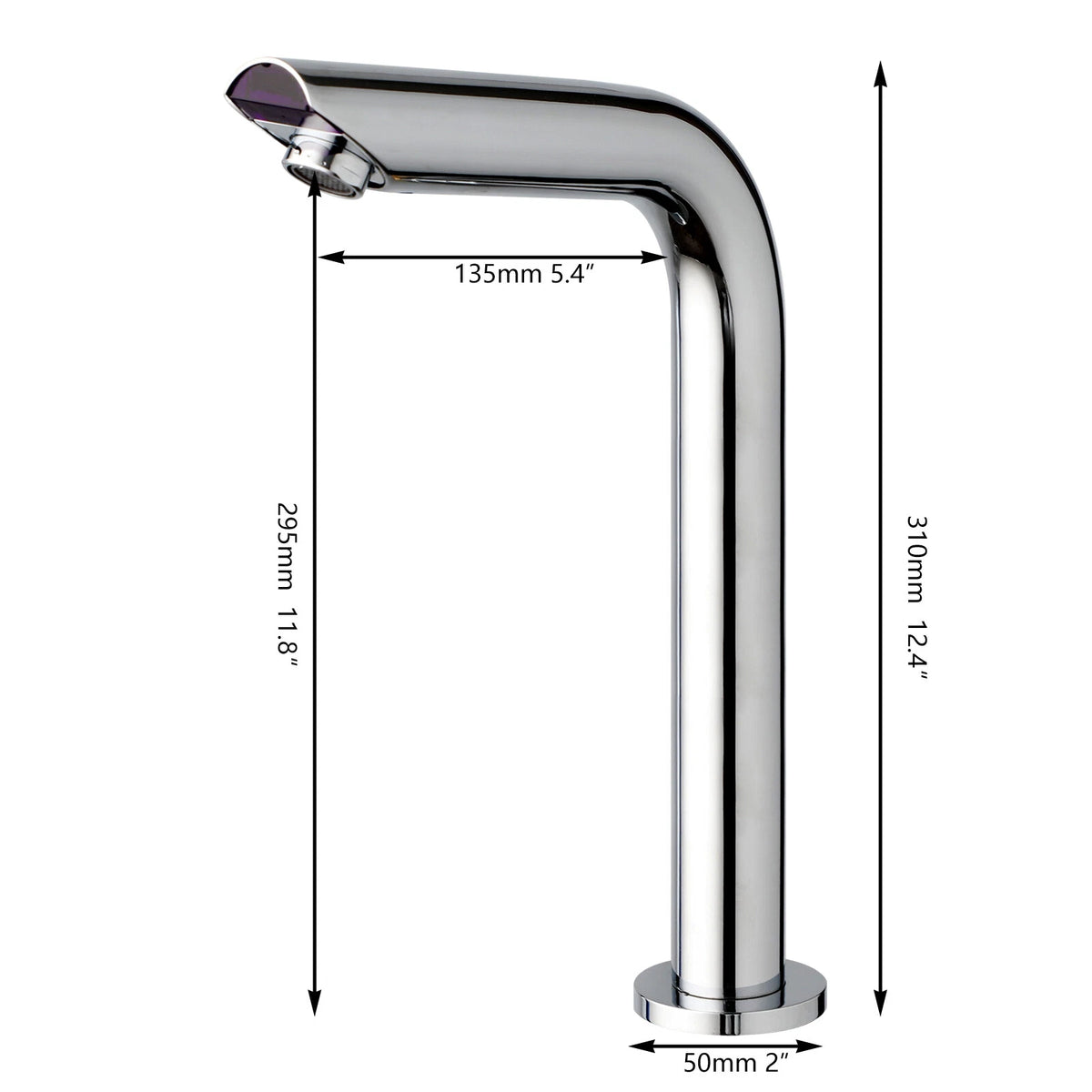 Sensomatica Sensor Kraan 31 cm – Chroom