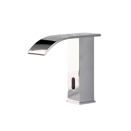 Sensomatica Sensor Wasserhahn gebogen Chrom