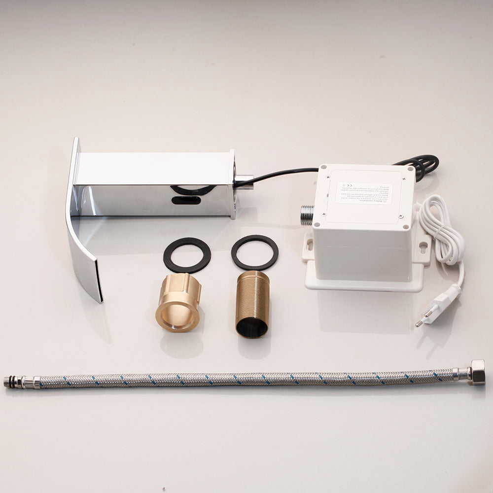 Sensomatica Sensor Wasserhahn gebogen Chrom