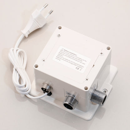 Sensomatica Sensor Wasserhahn gebogen Chrom