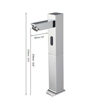 Sensomatica Brek chroom sensorkraan hoog model
