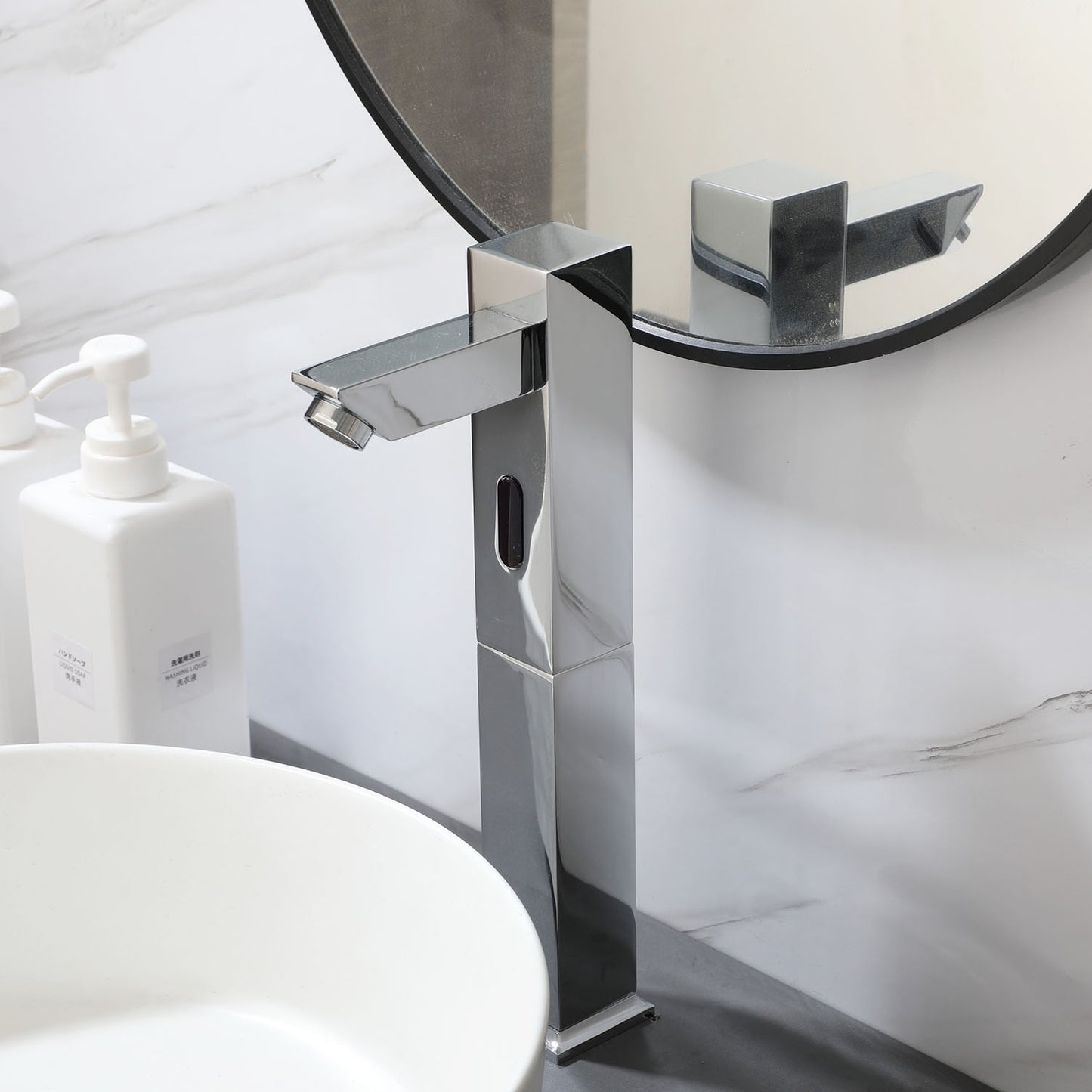 Sensomatica Brek chroom sensorkraan hoog model