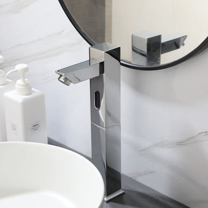 Sensomatica Brek chroom sensorkraan hoog model