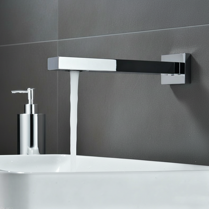 Sensomatica SquareFlow wand sensorkraan chroom