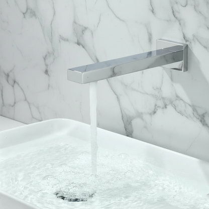 Sensomatica SquareFlow wand sensorkraan chroom