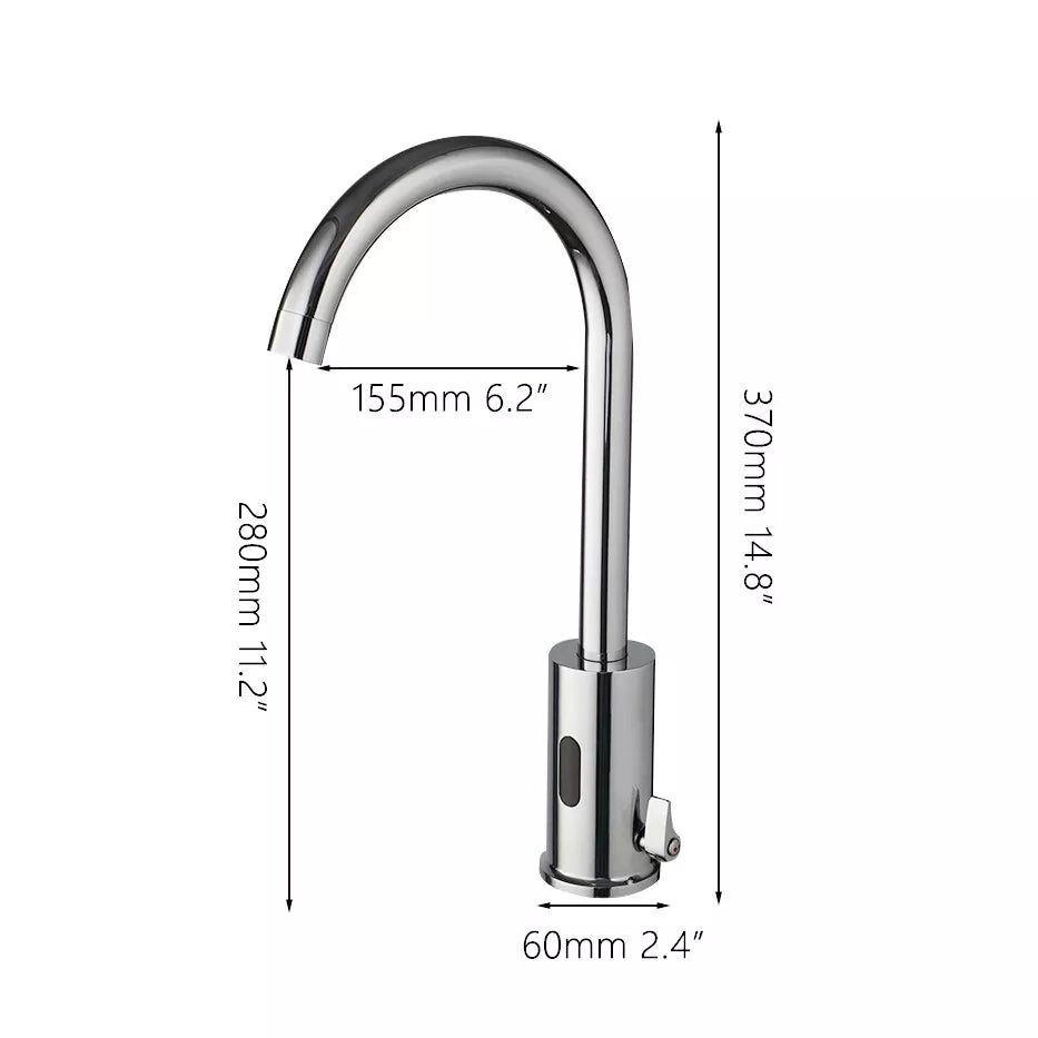 Sensomatica Alto Warm & Koud Chroom Sensorkraan