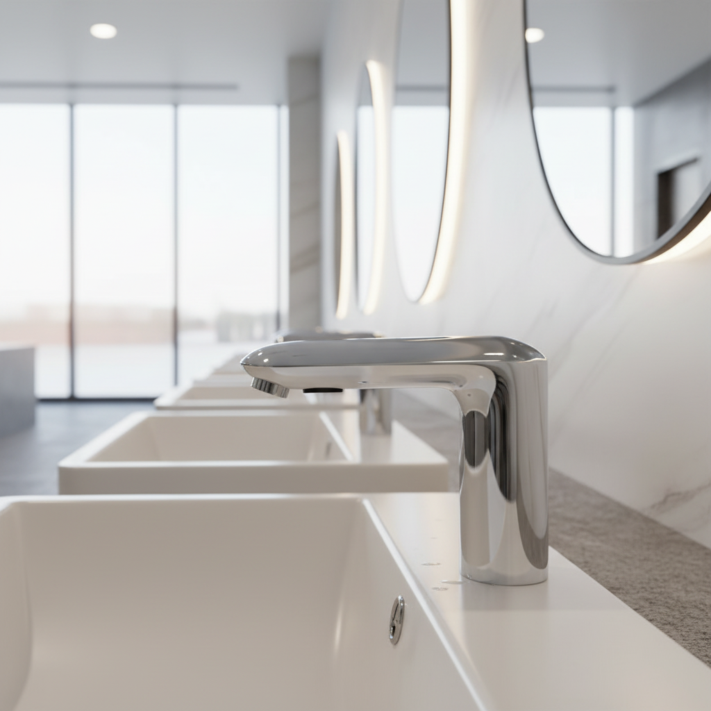 Sensomatica Livio chroom sensorkraan – koud model