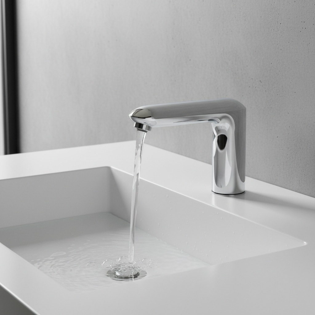 Sensomatica Livio chroom sensorkraan – koud model