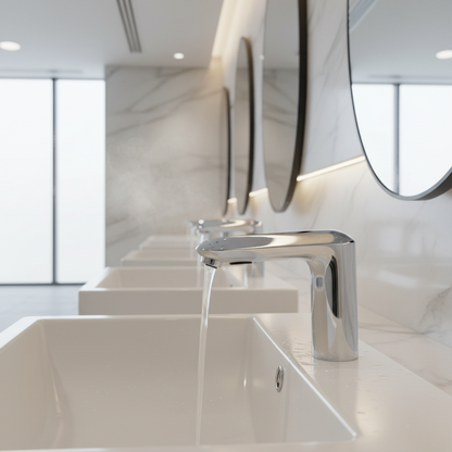 Sensomatica Livio chroom sensorkraan – koud model