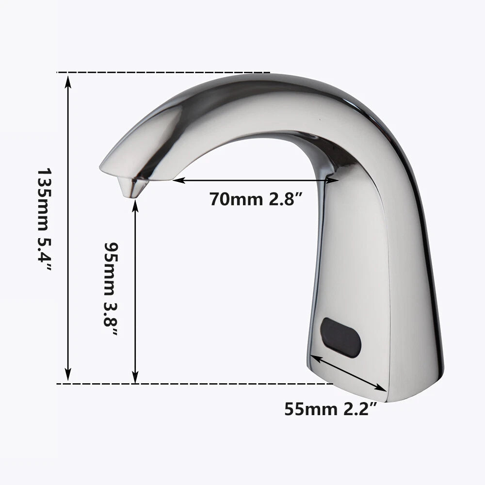 Sensomatica Sensor Zeepdispenser Chroom | 1000 ml