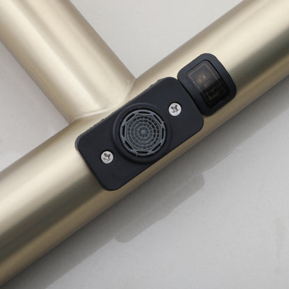 Sensomatica 3-in-1 Sensor Kraan – Geborsteld Goud