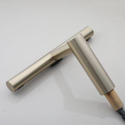Sensomatica 3-in-1 Sensor Kraan – Geborsteld Goud