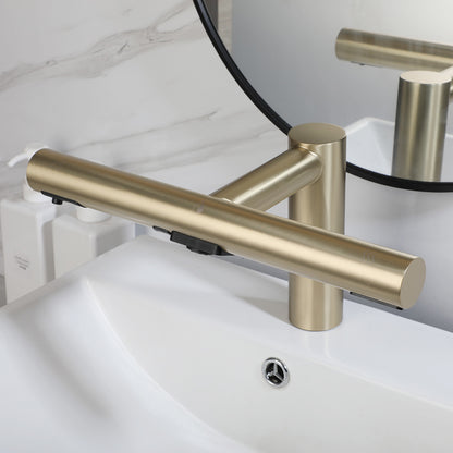 Sensomatica 3-in-1 Sensor Kraan – Geborsteld Goud