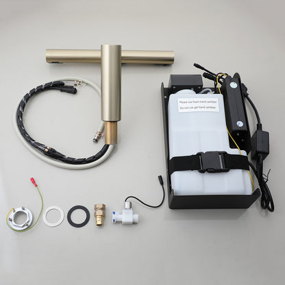 Sensomatica 3-in-1 Sensor Kraan – Geborsteld Goud