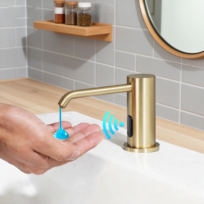 Sensomatica Sensor Zeepdispenser Geborsteld Goud