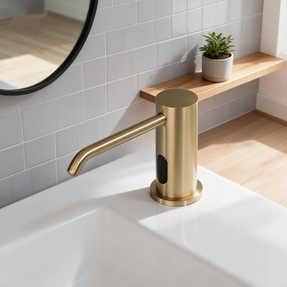 Sensomatica Sensor Zeepdispenser Geborsteld Goud
