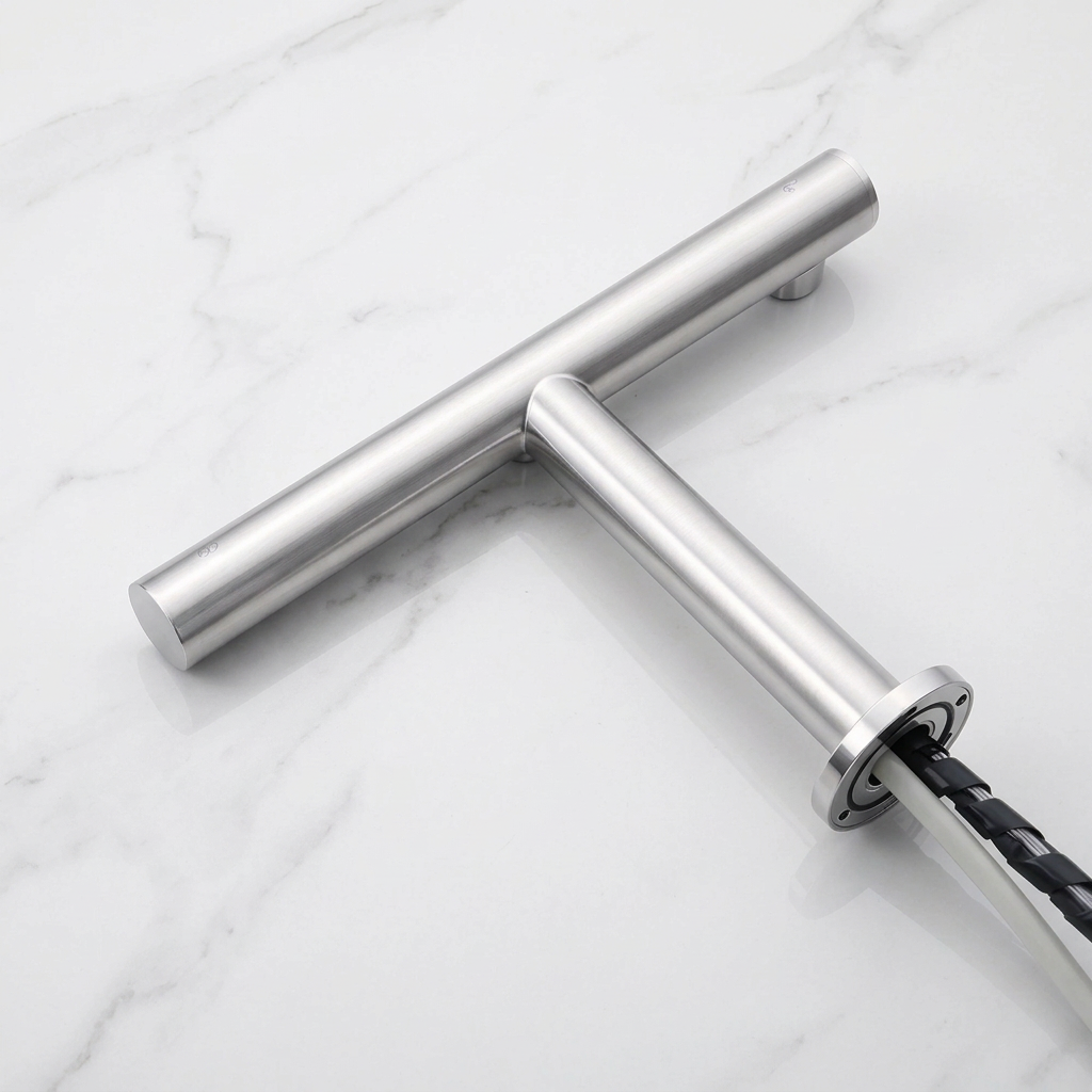 Sensomatica 3-in-1 sensor wandkraan geborsteld nikkel
