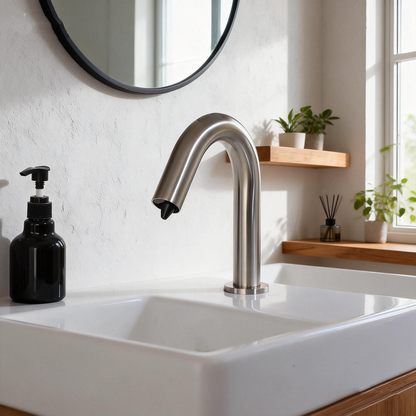 Sensomatica Cesaro Sensor Zeepdispenser Geborsteld Nikkel