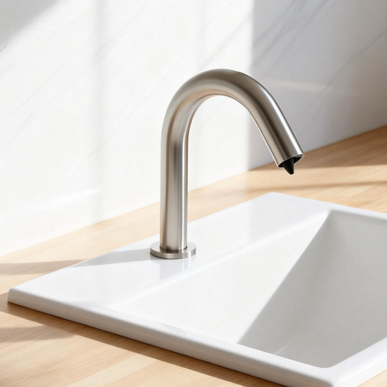 Sensomatica Cesaro Sensor Zeepdispenser Geborsteld Nikkel