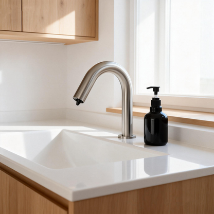 Sensomatica Cesaro Sensor Zeepdispenser Geborsteld Nikkel