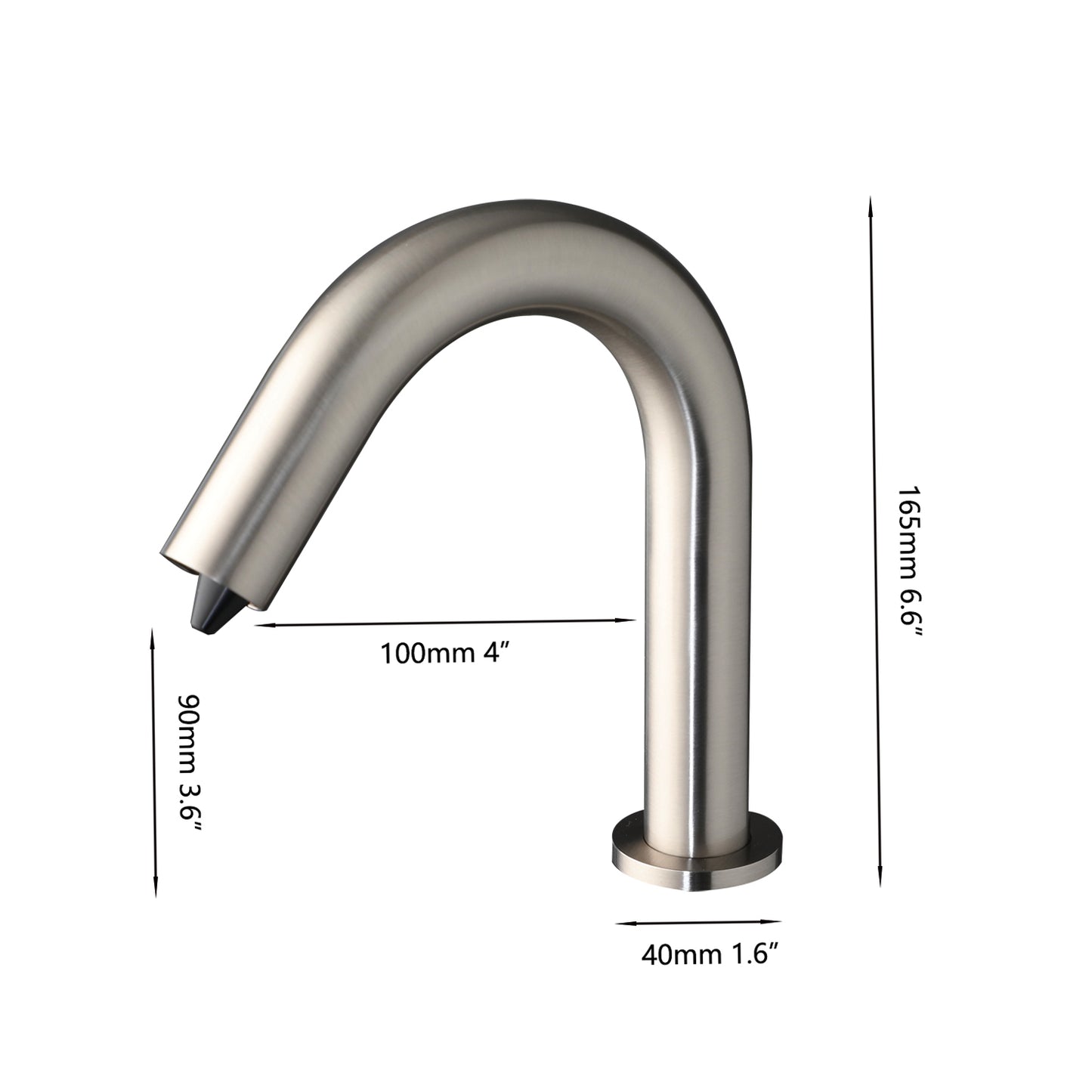 Sensomatica Cesaro Sensor Zeepdispenser Geborsteld Nikkel