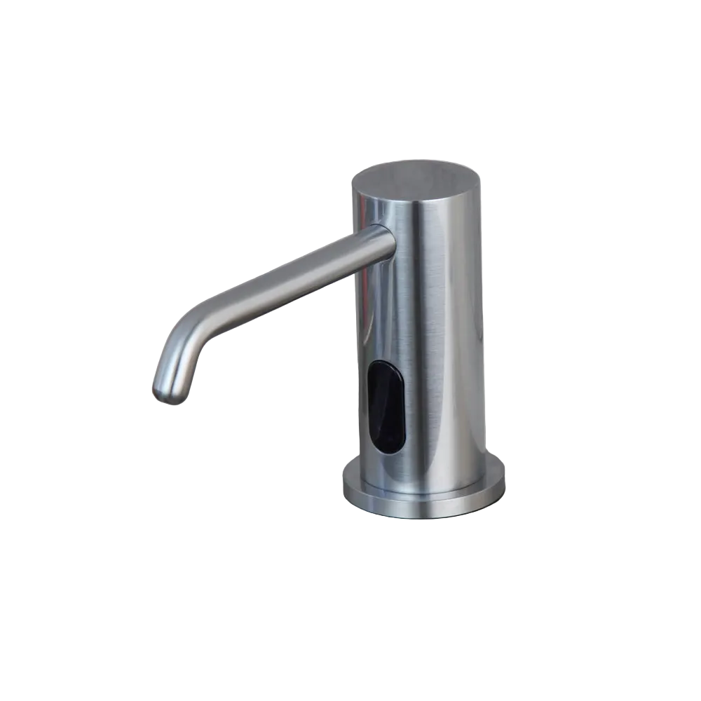 Sensomatica Inbouw Sensor Zeepdispenser – Geborsteld nikkel