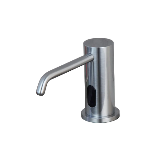 Sensomatica Inbouw Sensor Zeepdispenser – Geborsteld nikkel