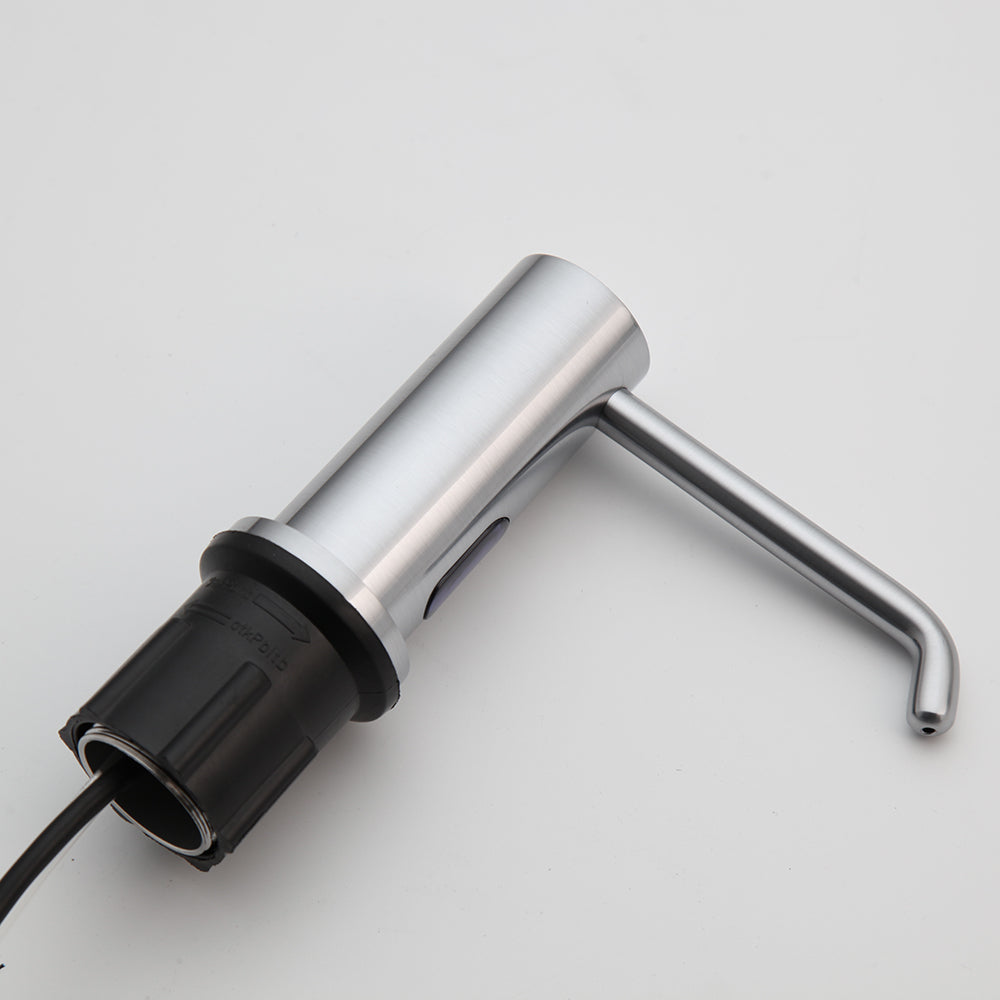 Sensomatica Inbouw Sensor Zeepdispenser – Geborsteld nikkel