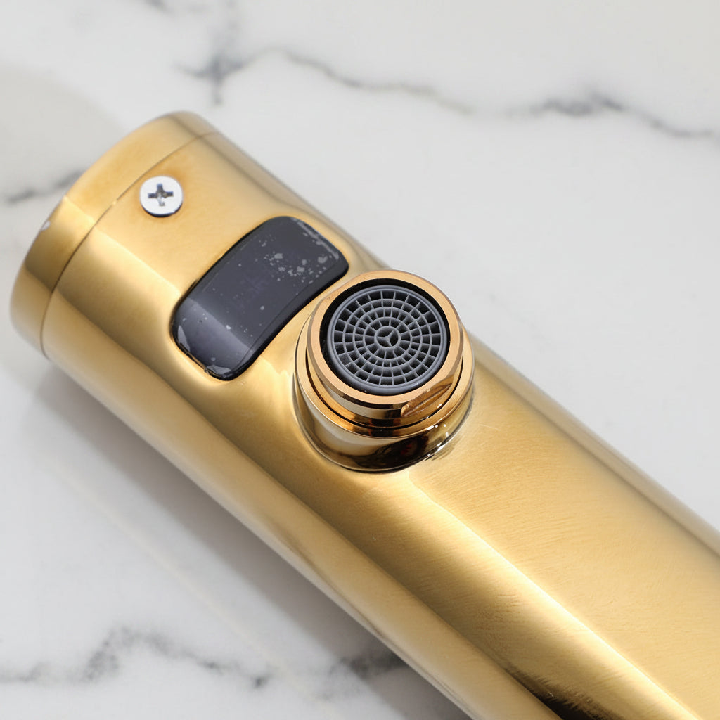 Sensomatica Sensor-Hahnstange 225 mm Gold