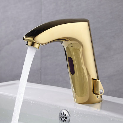 Sensomatica – goudkleurige sensorkraan voor wastafel