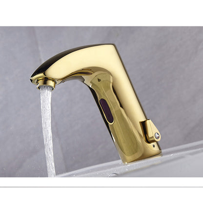 Sensomatica – goudkleurige sensorkraan voor wastafel