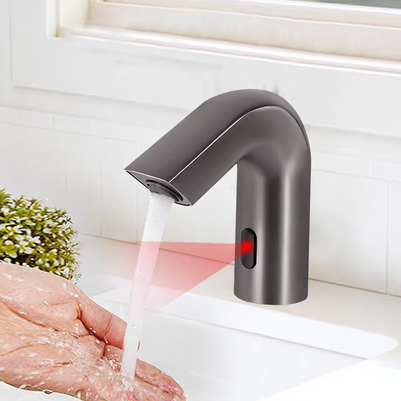 Sensomatica Ulm Sensor Kraan Gun Metal | Koud Model