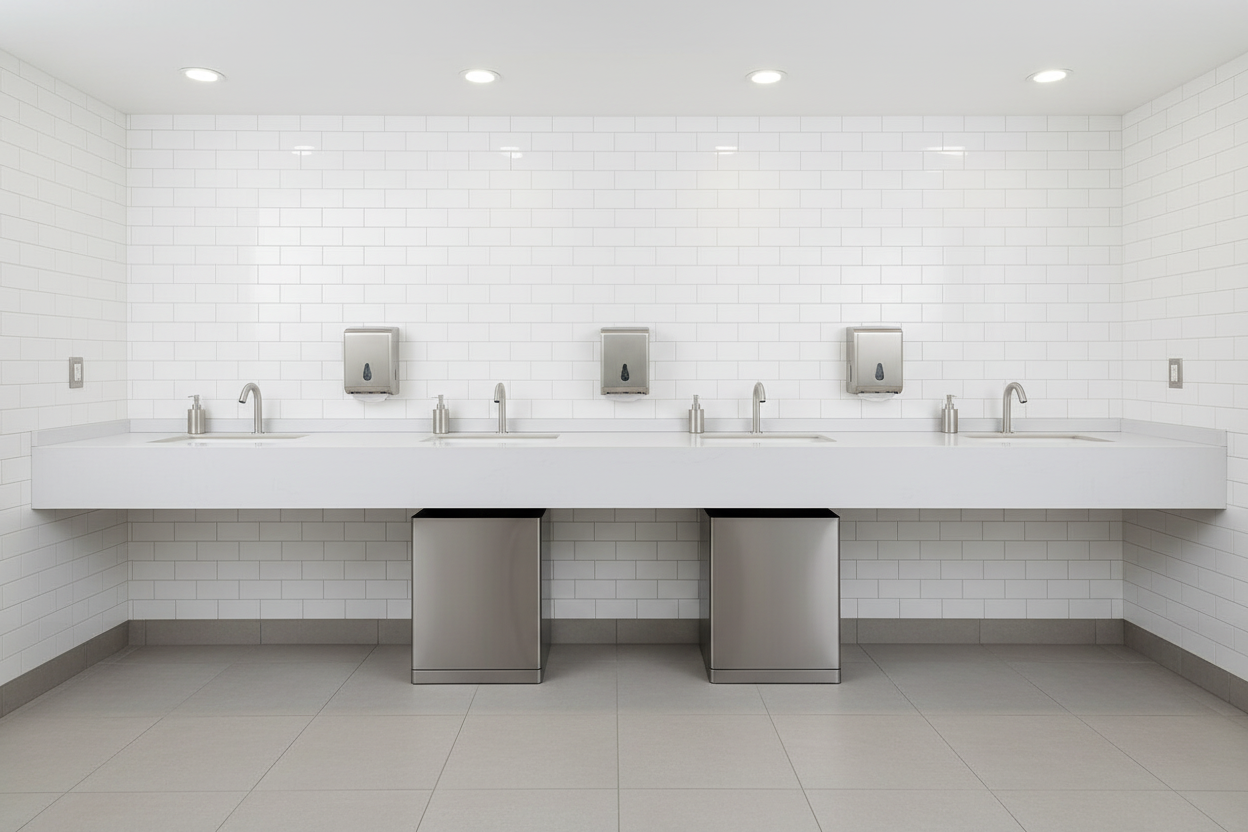 Sensomatica Cesaro geborsteld nikkel koud sensorkraan model 190 MM