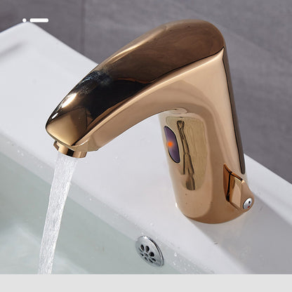 Sensomatica – Rosé gouden sensorkraan voor wastafel