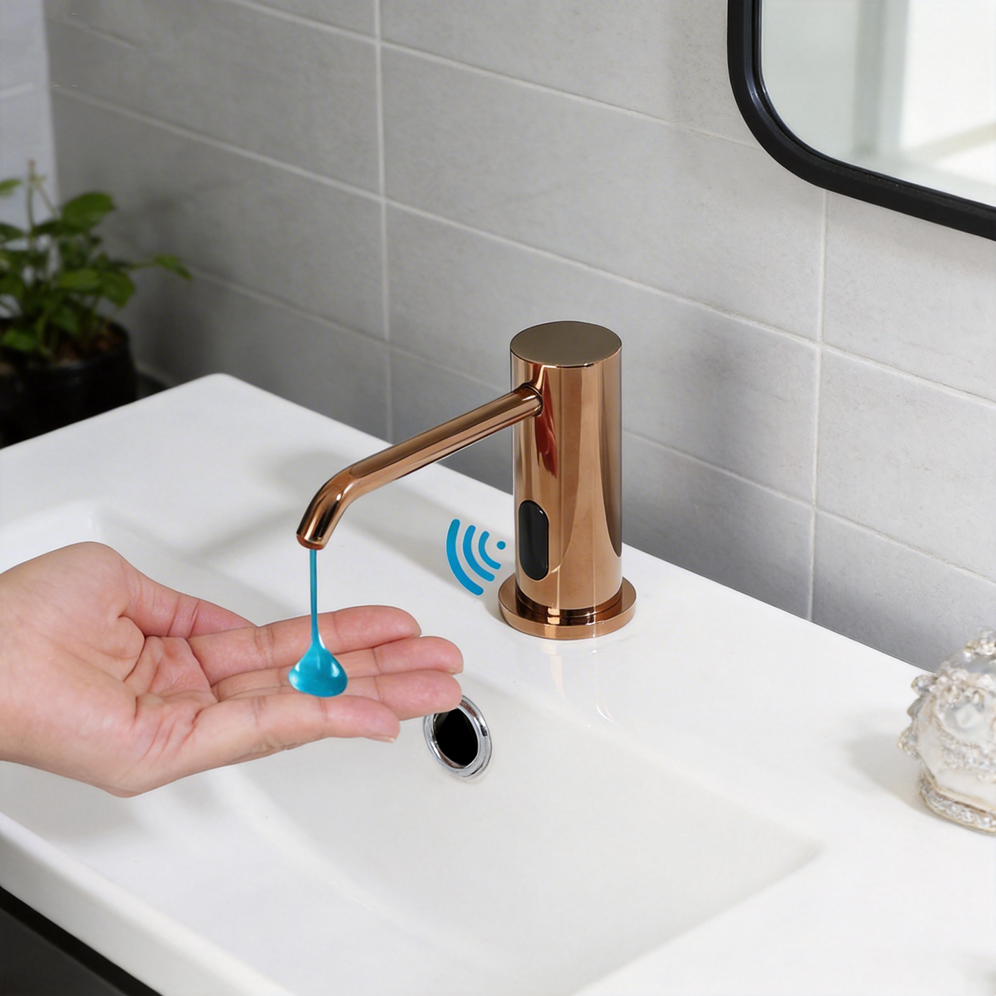 Sensomatica Zeepdispenser Rose Goud