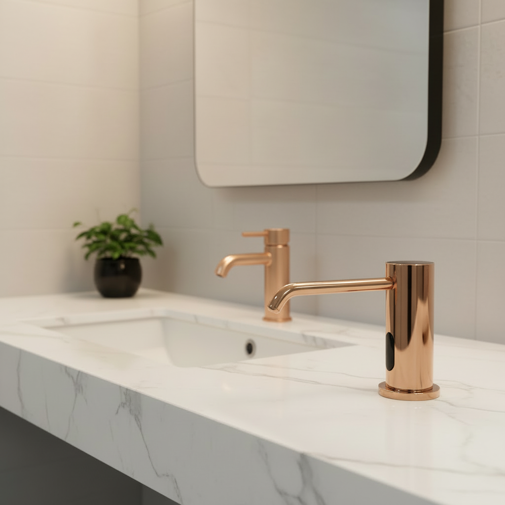 Sensomatica Zeepdispenser Rose Goud