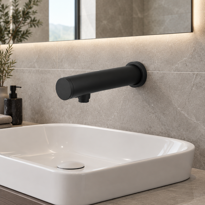 Sensomatica Stange sensor tap wall tap black