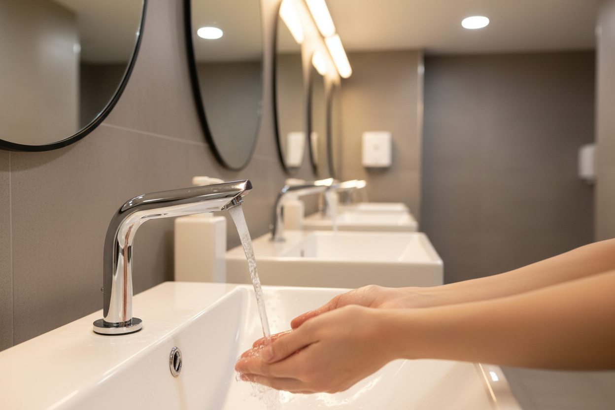 Sensomatica Sensor Kraan 16cm – Chroom