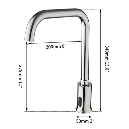 Sensomatica Sensor Kraan – Koudwatermodel Hoog Uitloop