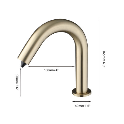Sensomatica Cesaro Sensor Zeepdispenser Geborsteld Goud